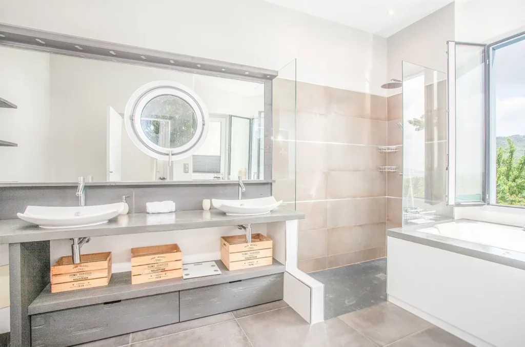 El desert villa salle de bain 1 Rosca Roma