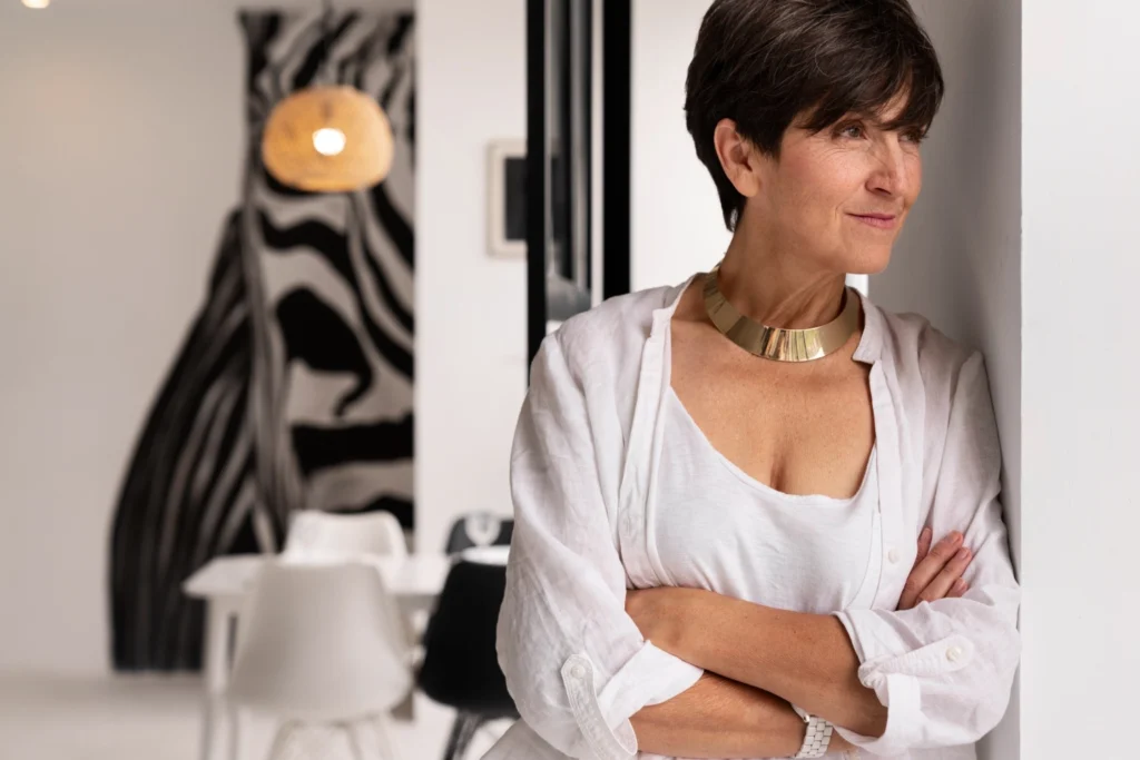 cliente satisfaite de la mise en valeur de sa propriété par rosca roma